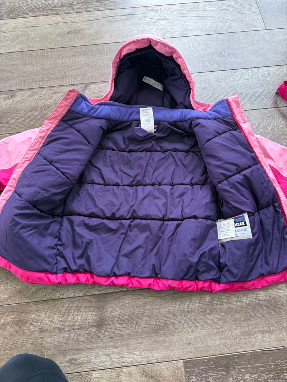 Patagonia Kids pink Snow Jacket and Bib Overalls - Picture 11 of 16